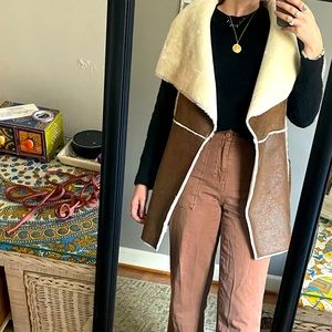 Fur Vest. Like New Condition. Worn once